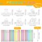 16 Pcs Ocean Animals Crown Craft for Kids Color Your Own Sea Headbands with Watercolor Pens DIY Coloring Adjustable Ocean Paper Crowns Hats for Kids Under the Sea School Party Favors Supplies